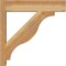 Ekena Millwork Funston Block Rough Sawn Outlooker, Western Red Cedar, 6"W x 24"D x 24"H OUT06X24X24FST05RWR - alternate 3